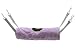 Niteangel Tunnel Hamster Hammock for Small Animals, Tunnel Tube Rat Ferret Toy (Purple)