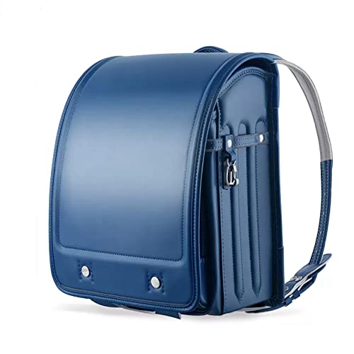Mochila Escolar Japonesa de PU para niñas y niños, Gran Capacidad, 26 x 20 x 35 cm, F