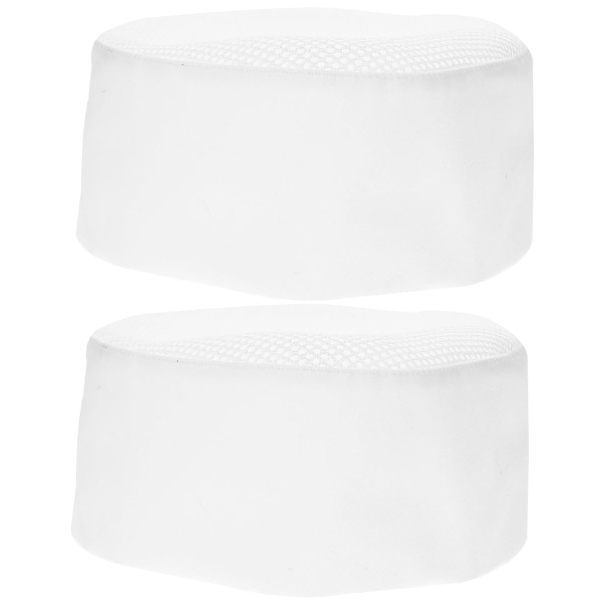 COSMEVIVI 2pcs Unisex Chef Hat Working Hat for Cooks Comfortable Material for Chefs and Waiters Restaurants and Cafes White