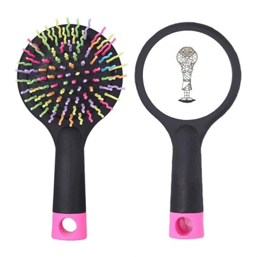 Brosse à cheveux de salon égyptienne avec coussin de démêlage durable