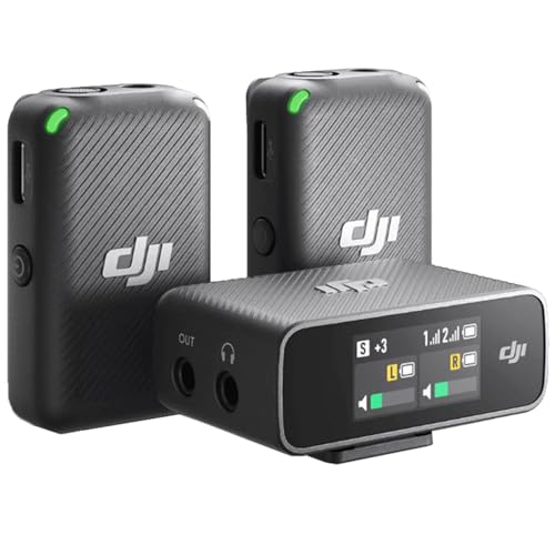 DJI Wireless Microphone System and Audio Recorder