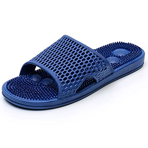 Massage Slippers Foot Massage Acupressure Slippers Relief Neuropathy Arthritis Plantar Fasciitis Slippers Women Stress Relief Gifts Reflexology Shoes for Bath,Shiatsu Foot Massager Foot Pain Relief
