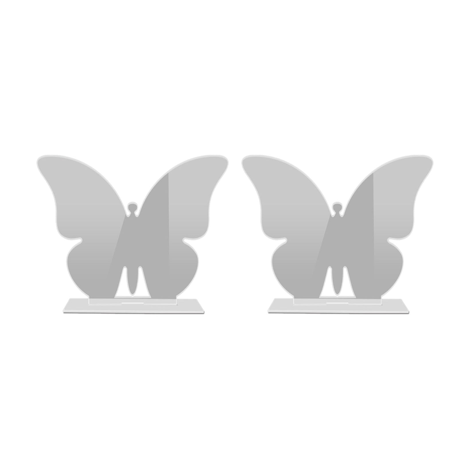 NEWFT Creative Acrylic Butterfly Seating Cards Table Place Cards for Weddings and Gatherings Name Plate for Display
