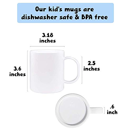 Taza para niños personalizada con camión de bomberos miniatura 4
