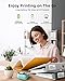 Phomemo Label Maker, M220 Thermal Label Printer, Portable Bluetooth Wireless Inkless 3 Inch Barcode Printer, Great for Home, School & Office, Compatible with Phone, PC, with 3 Label