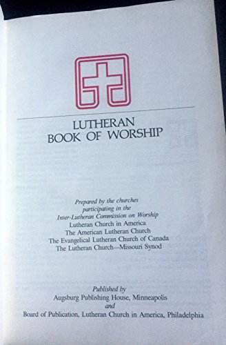 Manual on the Liturgy: Lutheran Book of Worship 0806616768 Book Cover