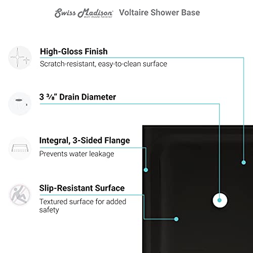 Swiss Madison Sm-Sb517 Voltaire 48X32 Shower Base #TOP5