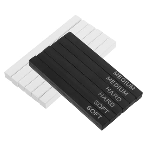 KONTONTY Professional Carbon Rod Drawing Tools 12pcs Compressed Sticks Ideal for Painting Sketching and Artistic Creations