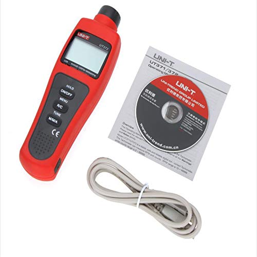 New LCD Display Digital UNI-T USB Interface Range 10RPM-99999RPM Non-Contact Digital Tachometers UT372