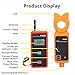 Wireless AC Leakage Current Clamp Meter, 0.00mA-600A High/Low Voltage Tester, 0.01mA Resolution, 50/60Hz Auto, for HVAC, Industrial & Electrical Safety Inspections