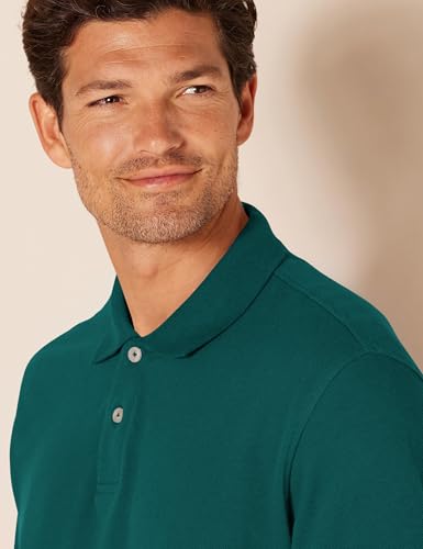 Image of Amazon Essentials Men's Regular-Fit Short Sleeve Cotton Pique Polo Shirt (Available in Big & Tall)