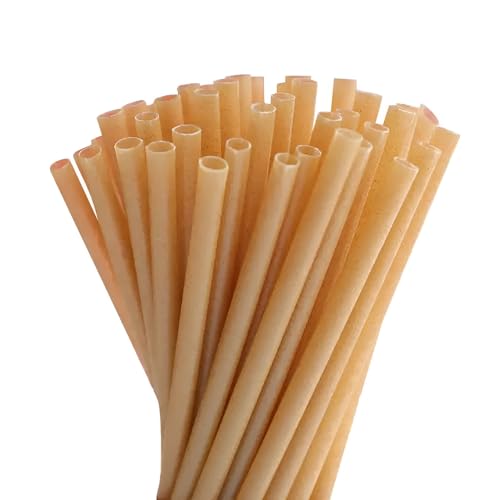 100pcs Sugarcane Drinking Straws, Disposable, Like Paper Straws, Natural Straws, Eco Friendly Biodegradable, Juice and Cocktail Straws, Gluten Free, Picnic Camping Wedding Party 100pcs Sugarcane Drinking Straws, Disposable, Like Paper Straws, Natural Straws, Eco Friendly Biodegradable, Juice and Cocktail Straws, Gluten Free, Picnic Camping Wedding Party