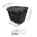 Yiju Bicycle Basket,Sundries Organizer,Stable,Bicycle Accessories Easy to Install Cargo Basket with Liner Bag for Biking Outdoor, Front
