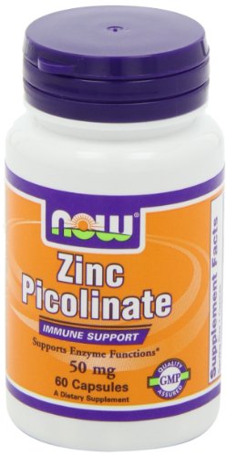 Now Zinc Picolinate 50Mg, 60 Capsules (Pack Of 3) #TOP6
