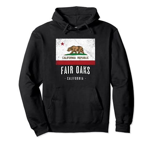 FAIR OAKS California | Cali City, CA USA Ciudad Bandera - Sudadera con Capucha