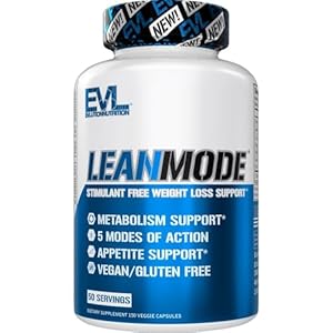 EVL Weight Loss Support Pills – Premium Multipurpose Appetite Metabolism and Fat Loss Support for Men and Women – LeanMode with Green Coffee Bean Extract CLA and Garcinia Cambogia – 50 Servings