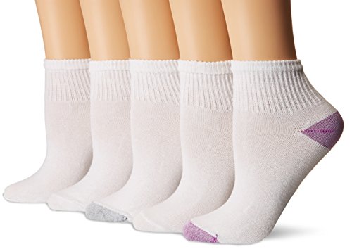 Gildan Women's Flat Knit Ankle Socks, 10 Pairs, assorted, Shoe Size: 8-12