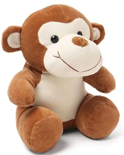 Image of Storescent 28cm Monkey Plushie Stuffed Plush Soft Toy for Birthdays & Special Occasions Girls /Boys, Baby Kids