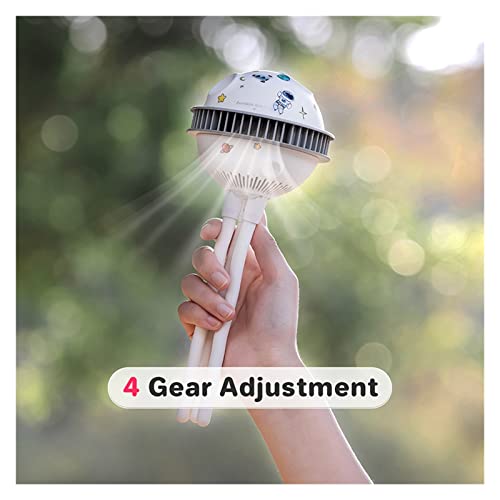 Fan Wandelwagen Fan 1200mAh USB Oplaadbaar zonder vaan for kinderen Veiligheidsfan Diy Sticker Planet-fans for… - Image 8