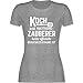 Produktbild Küche - Koch Weil Multitasking Zauberer Keine offizielle Berufsbezeichnung ist - L - Grau meliert - Beruf/Arbeit - L191 - Tailliertes Tshirt für Damen und Frauen T-Shirt