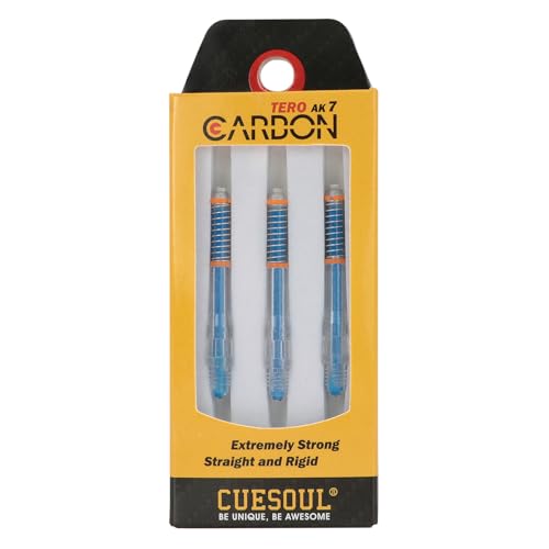 CUESOUL TERO AK7 Carbon Dart Shafts/Stem Built-in Spring Telescopic,Set of 3 pcs
