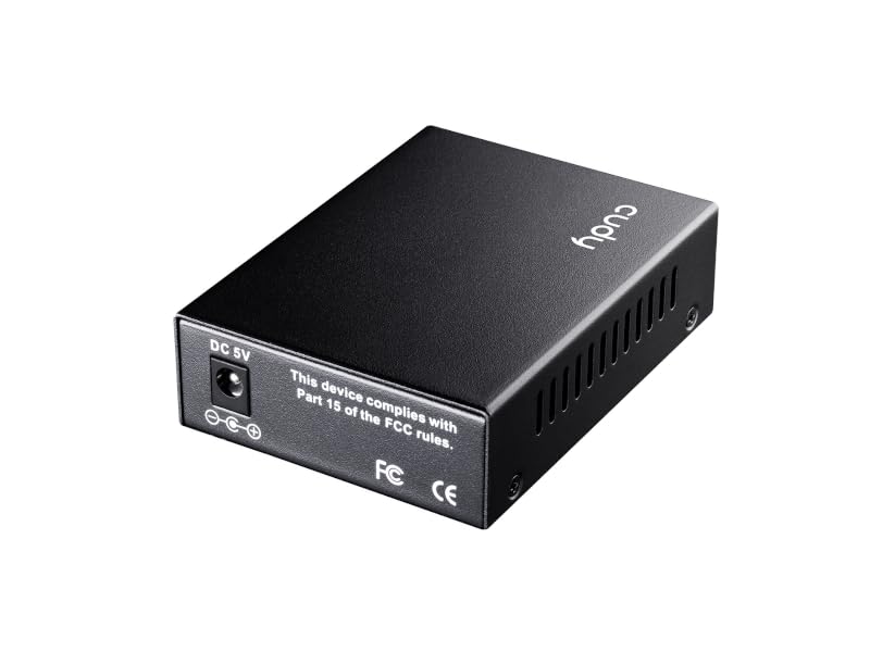 CUDY MC220P - Convertisseur 10/100/1000M Gigabit PoE+ Fiber Optic to RJ45