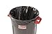 Suncast Commercial Extra Tall Precise Fit Contractor Trash Bags, 55 Gallon Capacity, 3 Mil Heavy-Duty Thickness, Compatible with Suncast 55 Gallon Trash Cans (Box of 15), Made in The USA