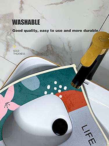 H·Aimee Universal-Reißverschluss Wasserdichtes antibakterielles Leder Home WC Sitzkissen mit Aufhängeschlaufe Badezimmer Weich und Warm Abwaschbare WC-Sitzbezüge – Bild 7