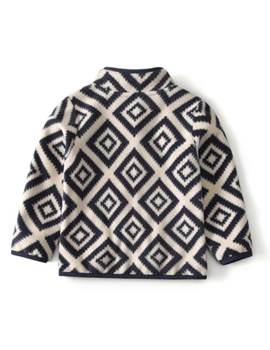 Kids Printed Polar Fleece Jacket Toddler Baby Boys Girls Autumn Winter Warm Sherpa Lining Outerwear Soft Lightweight2