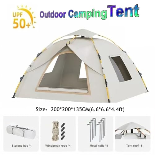 Carpa automática impermeable con protección solar para 1 persona miniatura 2