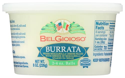 Burrata Mozzarella, Ball, 8 oz