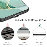 AOZUO 4 sztuki osłony przeciwpyłowej USB C z 1 sztuką wkładu do gniazd słuchawkowych, 2 sztukami szczotek, zestaw ochrony USB C, osłona USB C, akcesoria do telefonu, osłona gniazda ładowania, ochrona