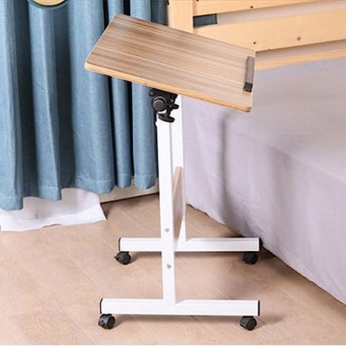 Table de lit d'appoint réglable et mobile pour ordinateur portable - 2