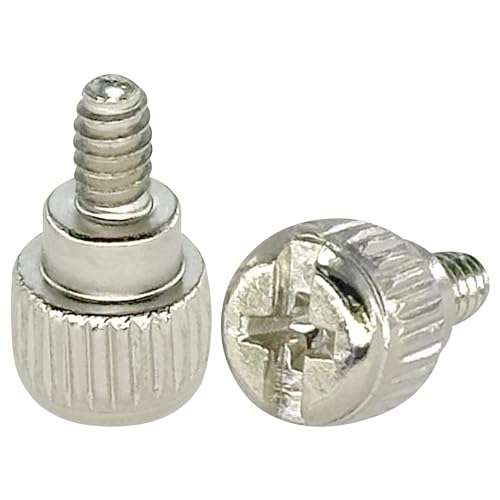 30 PCS PC Case Screws,Computer Case Thumbscrews for Fastening (Silver)