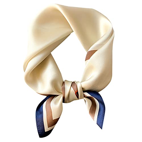 Belsen Mulberry Silk Neck Scarf 21x21 Small Square Scarves Women Silk Head Scarf