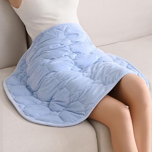 Wemore Weighted Lap Blanket 7lbs for Adults, Small Weighted Blanket for Travel, Calming, Relaxing, Napping and Sleeping, All-Season Weighted Lap Pad, Machine...