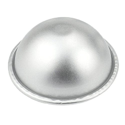 Bluelans Hemisphere semi-circulaire 3d fantaisie Moule à Cake Pan, 1 piece, 8cm x 4.5cm