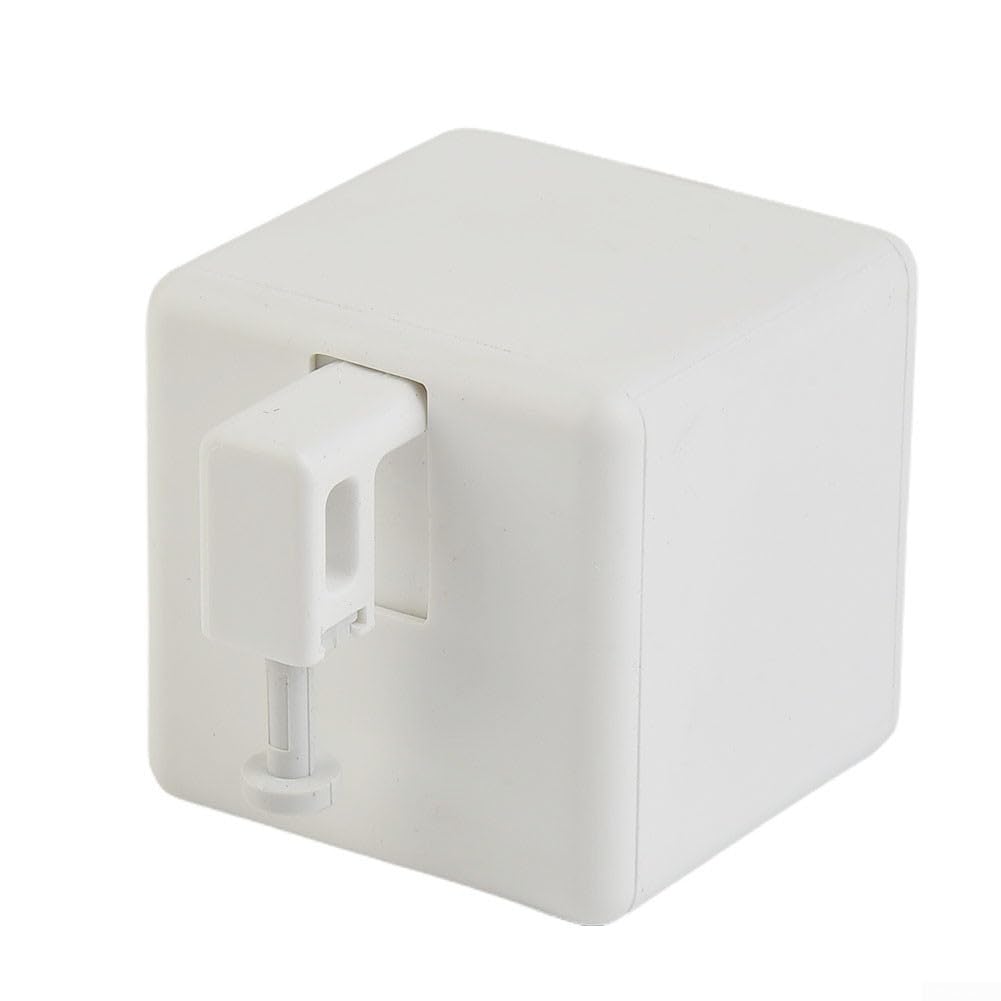 Fingerbots Plus Smarts - Pulsador de botón de robot con control táctil para control remoto con aplicación Smarts Life, comandos de voz, temporizador (blanco)