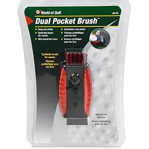 JEF World of Golf JR149 Golf Club Dual Pocket Brush Cover