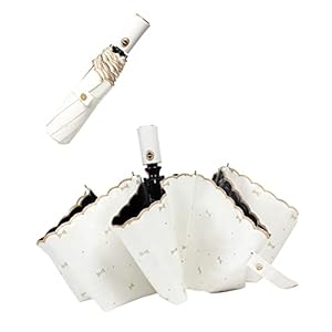 折りたたみ傘 ワンタッチ自動開閉 日傘 レディース 晴雨兼用 uvカット 完全遮光 折り畳み傘 耐風撥水 紫外線遮断 8本骨 収納ポーチ付き