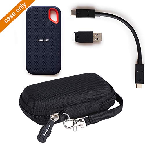 Aproca Hard Storage Travel Case, For G-Technology 1Tb 2Tb 500Gb G-Drive Mobile Ssd/Sandisk 500Gb 250Gb 1Tb 2Tb Extreme Portable Ssd #TOP5