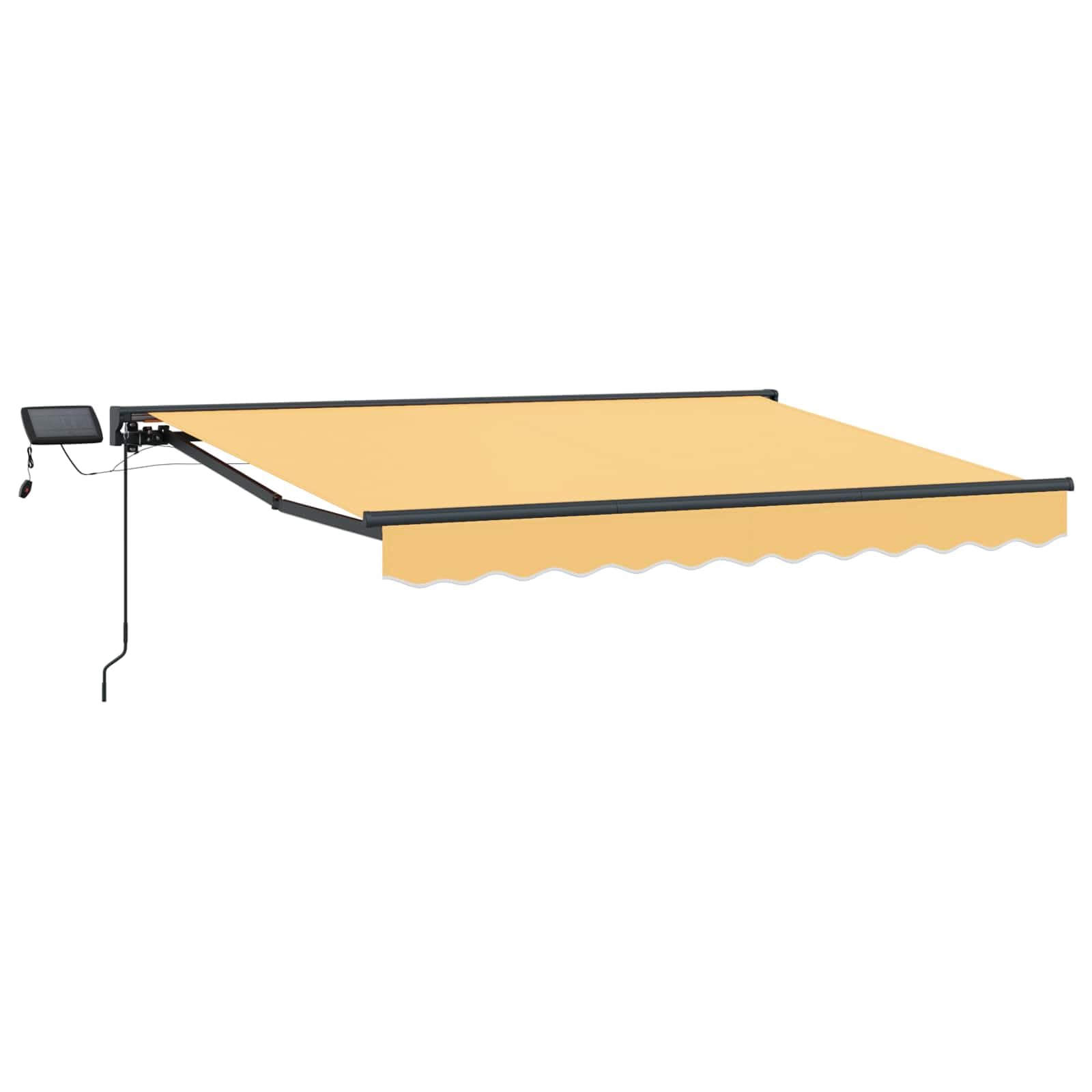 Marco de toldo manual con LED arena 3 x 2,5 m