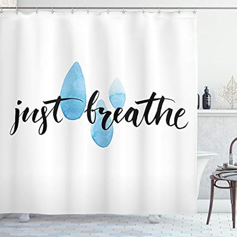 Ambesonne Nautical Shower Curtain with Anchor Design Cover