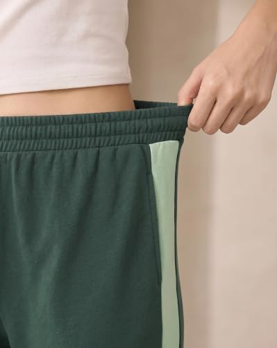 Image of Nobero Joggers for Women | Track Pants for Women | Straight Fit | Elasticated Waist with Drawcord | Soft & Breathable Fabric | Casual Everyday Wear