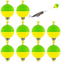 Lot De 10 Flotteurs De Pêche Ovales En Mousse EVA - Pour Gardon, Perche, Truite, Pêche En Eau Douce