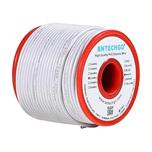 Bntechgo PVC 22AWG Electric Wire 100ft