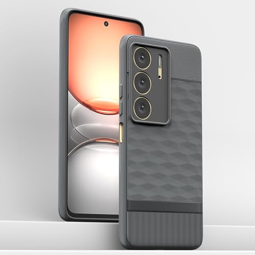 Image of Outlouders Back Cover for Realme C75 | TPU Soft Flexible Shockproof | Full Camera Protection Back Case (Grey)