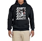 Black Las Vegas Ashton Jeanty Text Pic Hooded Sweatshirt ADULT Medium