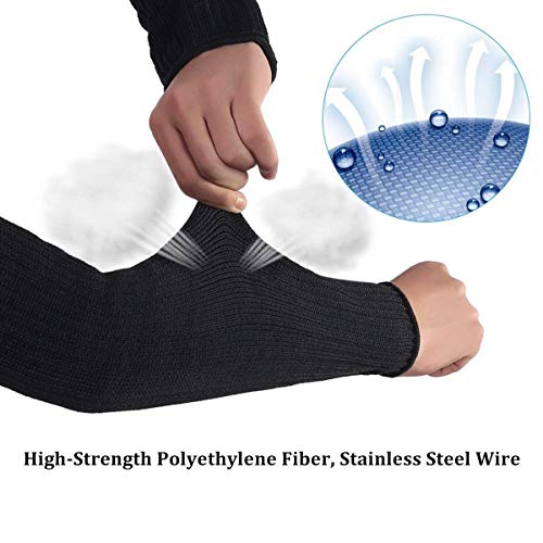 Lovyococo Arm Protectors Cut Heat Resistant Sleeve,Burn Resistant Anti Abrasion Safety Arm Guard For Garden Kitchen Farm 1 Pair #TOP2