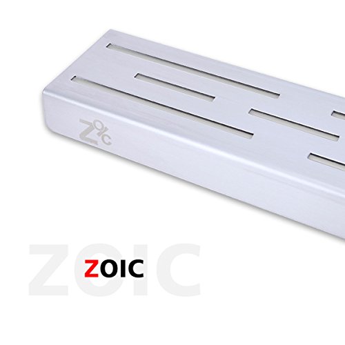 Zoic Stylish Closed Design Linear Floor Grate Bathroom Shower Waste Drain 304 Stainless Steel 31.49 Inches (800Mm) #TOP5